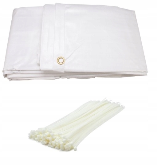 Plachta na lešenie BIELA 2,6x10 očko 150g/m2